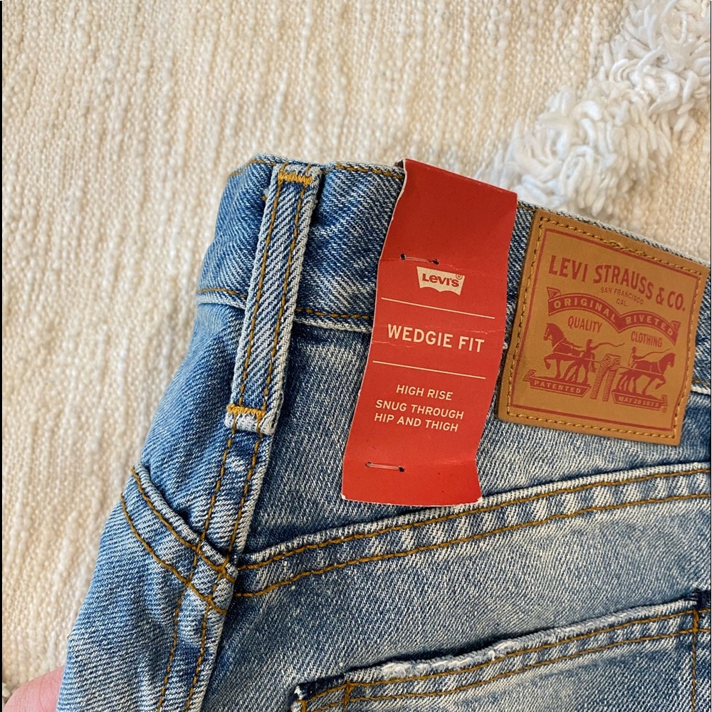 Levi’s Wedgie High Waist Jean Shorts